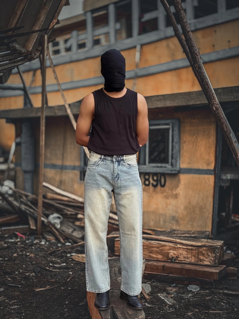 Acid Cobalt Denim Jeans
